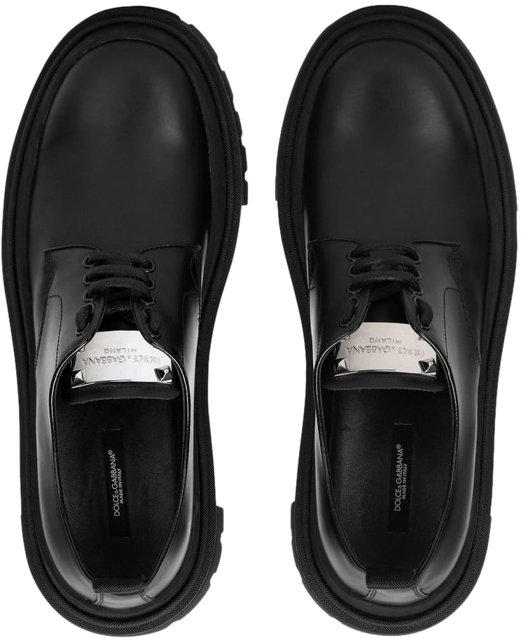 Dolce & Gabbana Dolce & Gabbana Leather Derbies Zwart