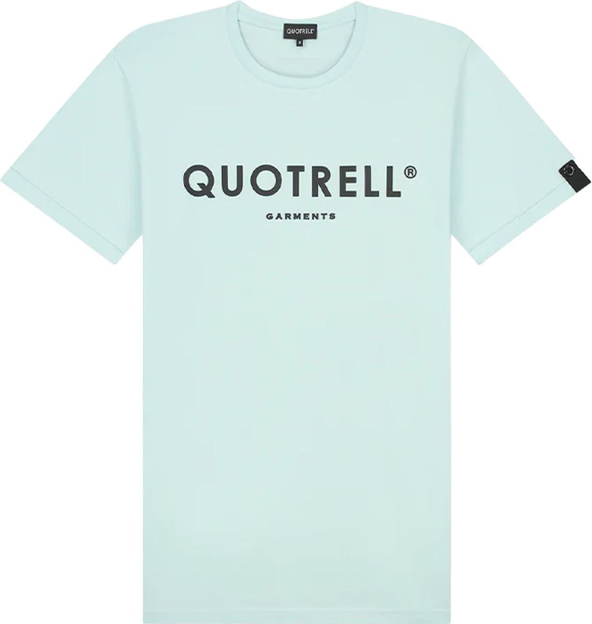 Quotrell Basic Garments Tee Faded Blue/Zwart Blauw