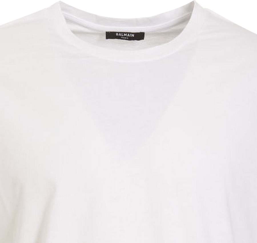 Balmain T-shirt White Wit