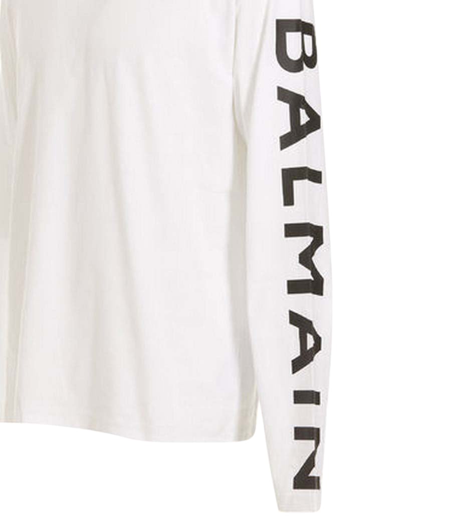 Balmain T-shirt White Wit