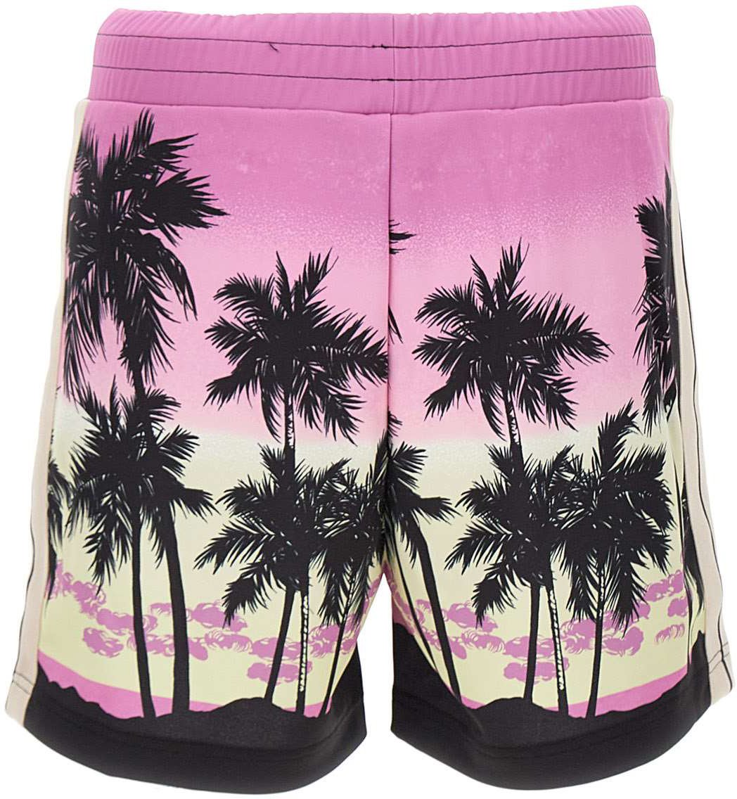 Palm Angels Shorts Purple Paars