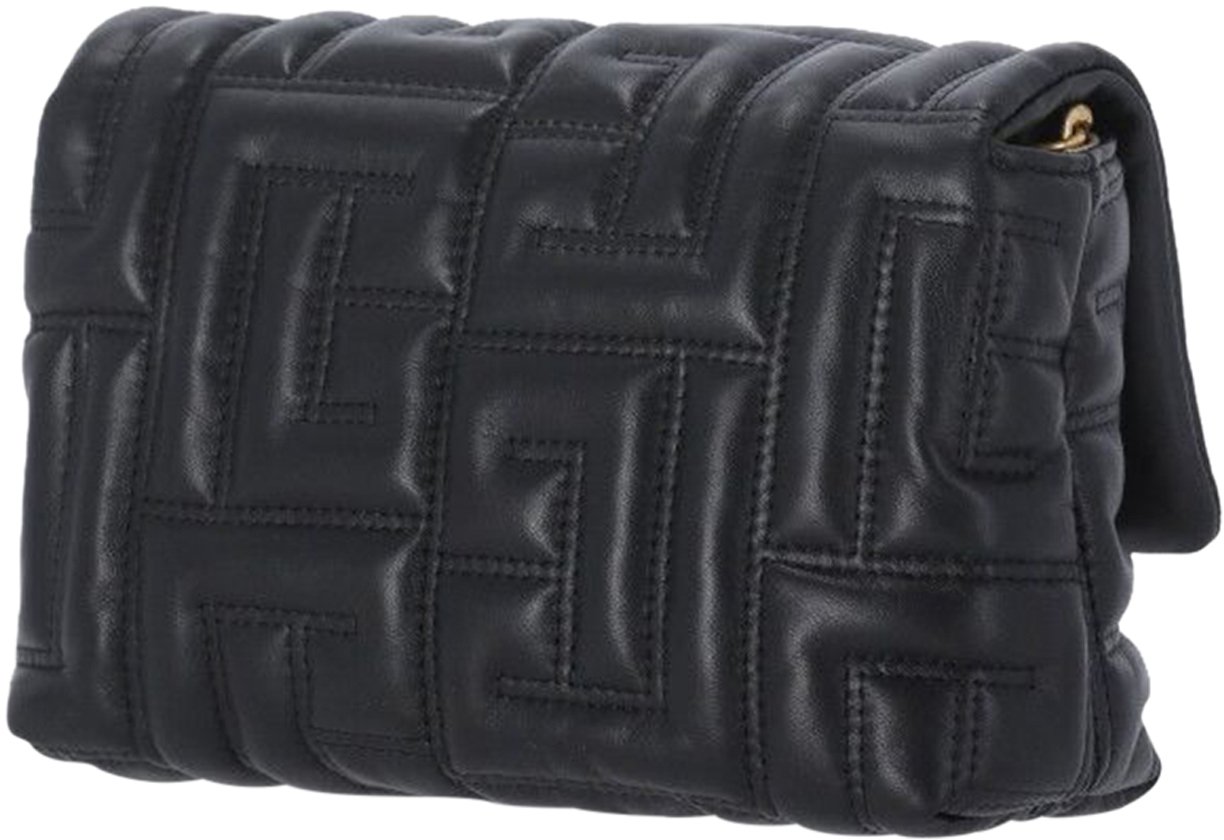 Balmain Soft shoulder bag Zwart