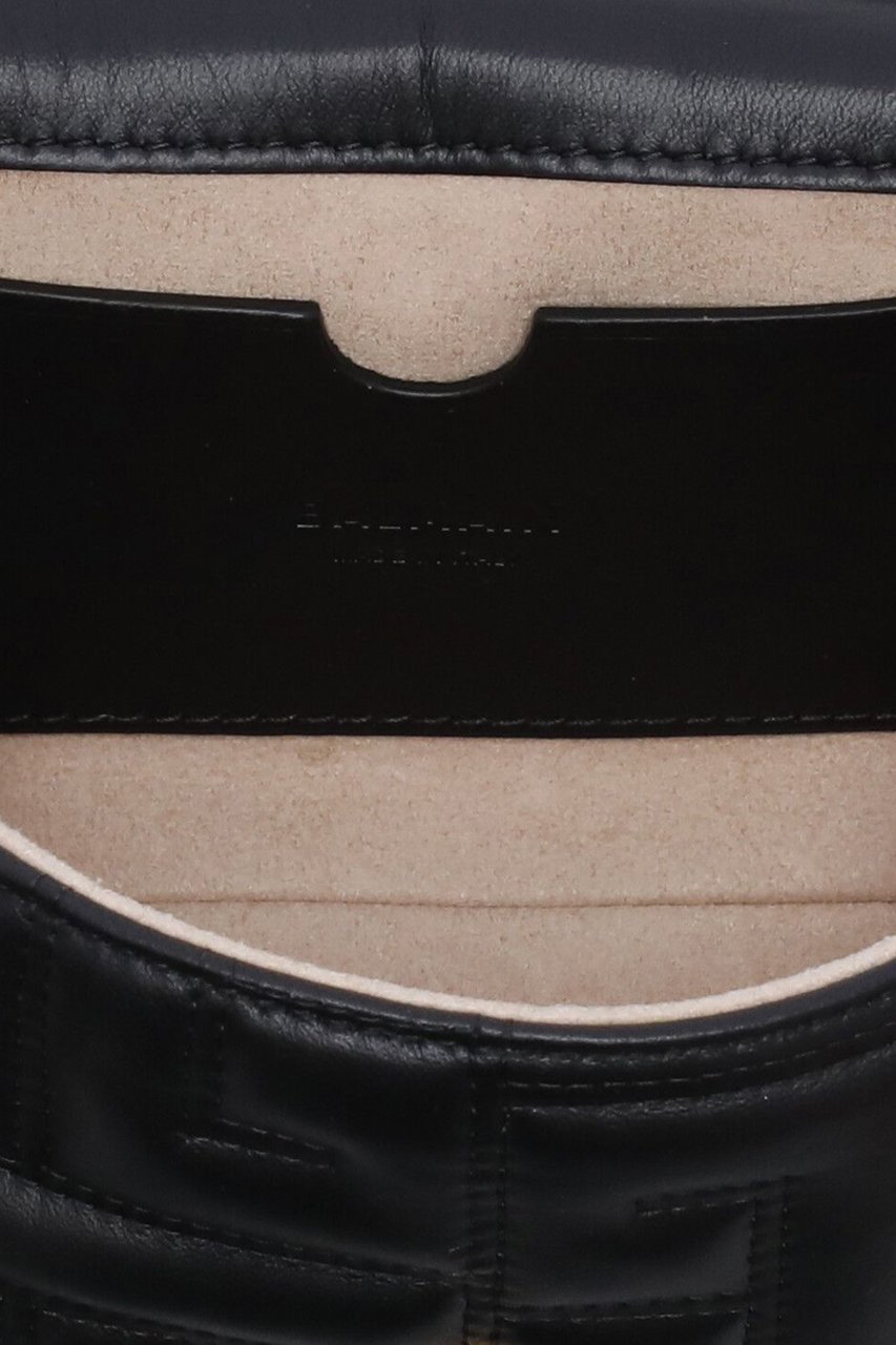 Balmain Soft shoulder bag Zwart