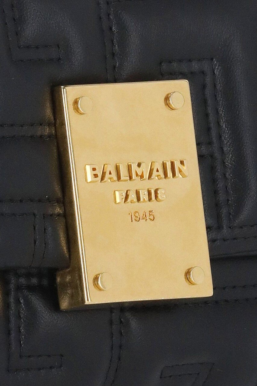 Balmain Soft shoulder bag Zwart