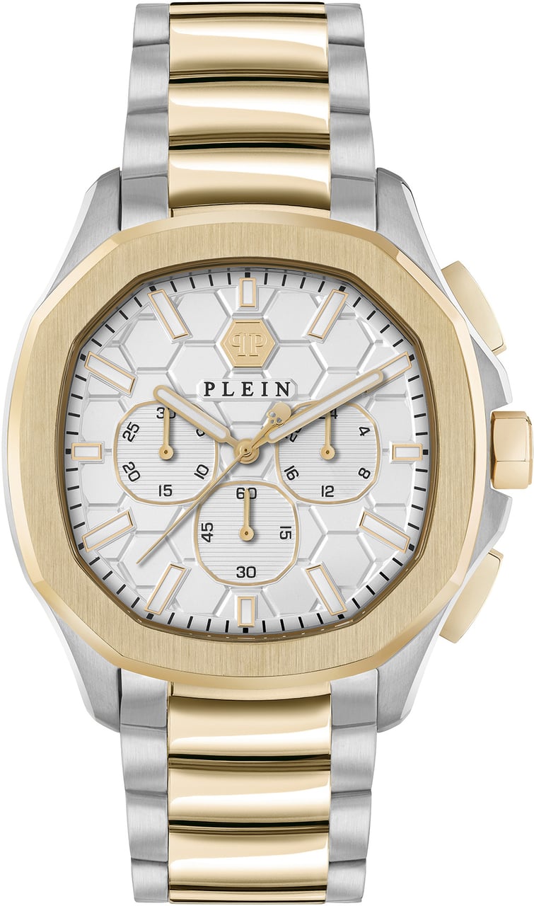 Philipp Plein Spectre Chrono PWSAA0423 horloge 44 mm Wit