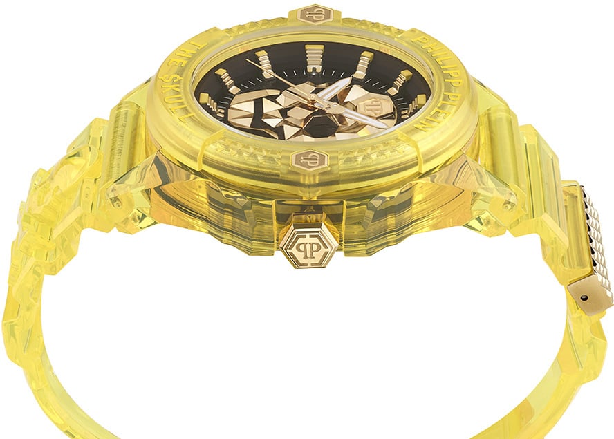 Philipp Plein The $kull Synthetic PWWAA0123 horloge 44mm Zwart