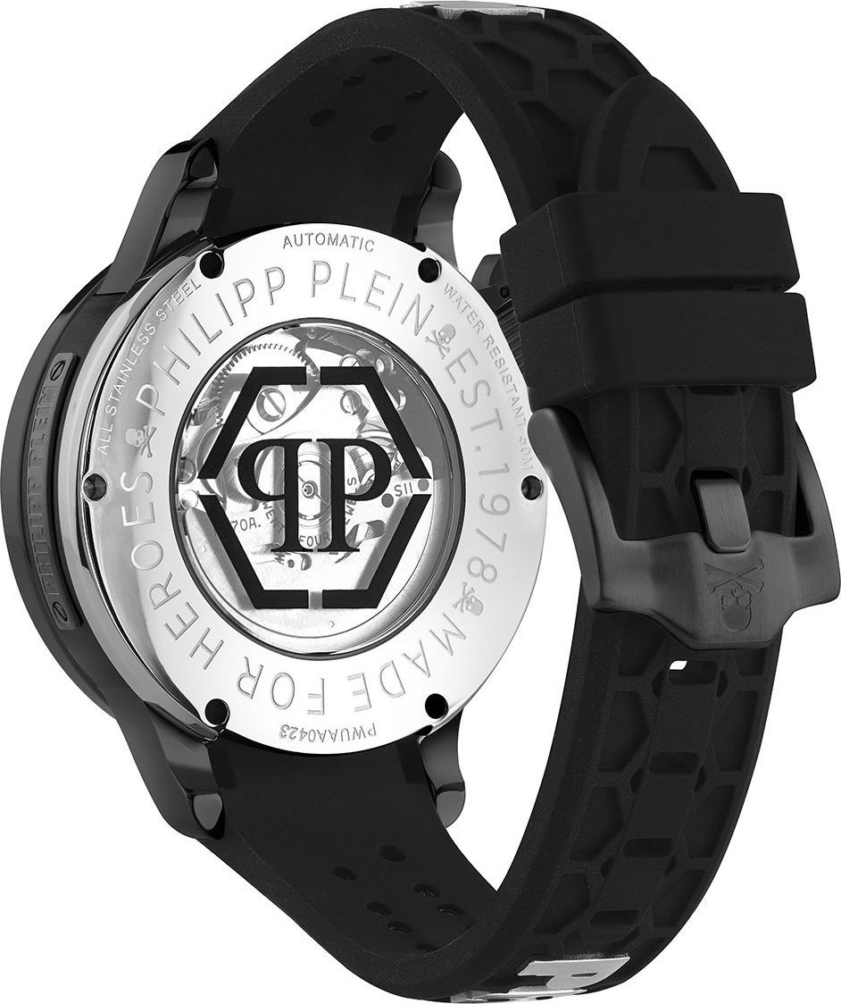 Philipp Plein PWUAA0423 Hyper Sport automatisch horloge Zwart