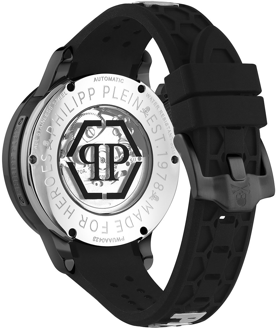 Philipp Plein PWUAA0423 Hyper Sport automatisch horloge Zwart