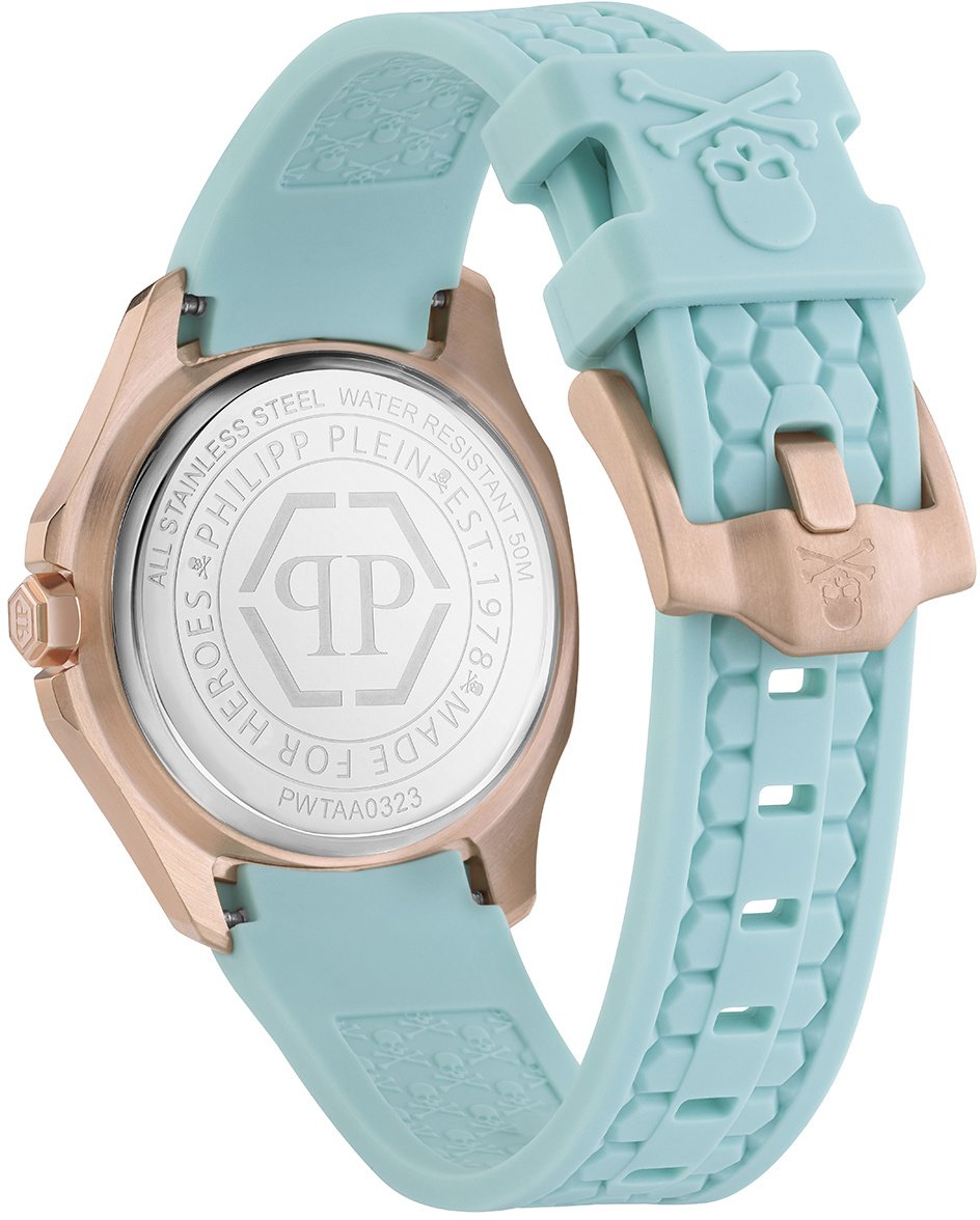 Philipp Plein Spectre Lady PWTAA0323 dameshorloge 38 mm Blauw