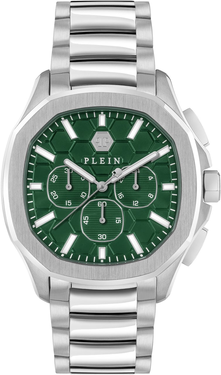 Philipp Plein $pectre Chrono PWSAA0223 horloge 44 mm Groen