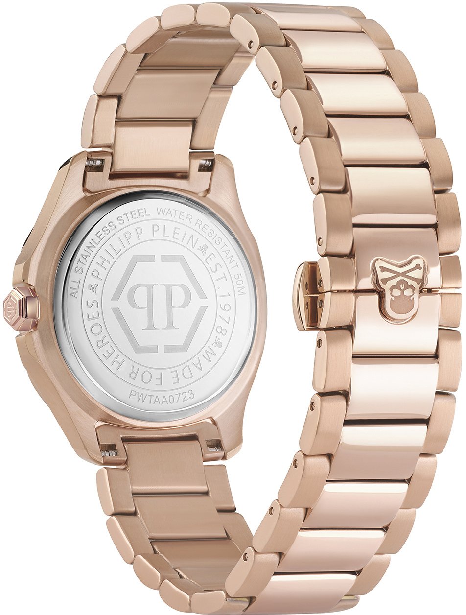 Philipp Plein $pectre Lady PWTAA0723 dameshorloge 38 mm Beige