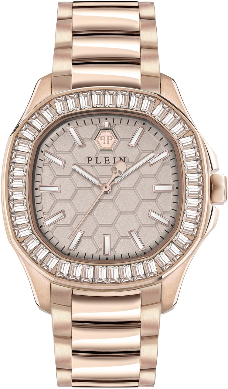 Philipp Plein $pectre Lady PWTAA0723 dameshorloge 38 mm Beige