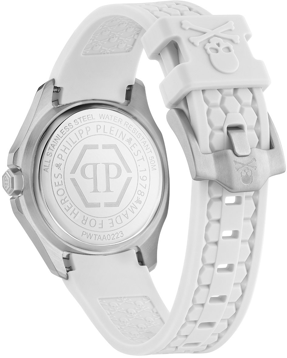 Philipp Plein $pectre Lady PWTAA0223 dameshorloge 38 mm Wit