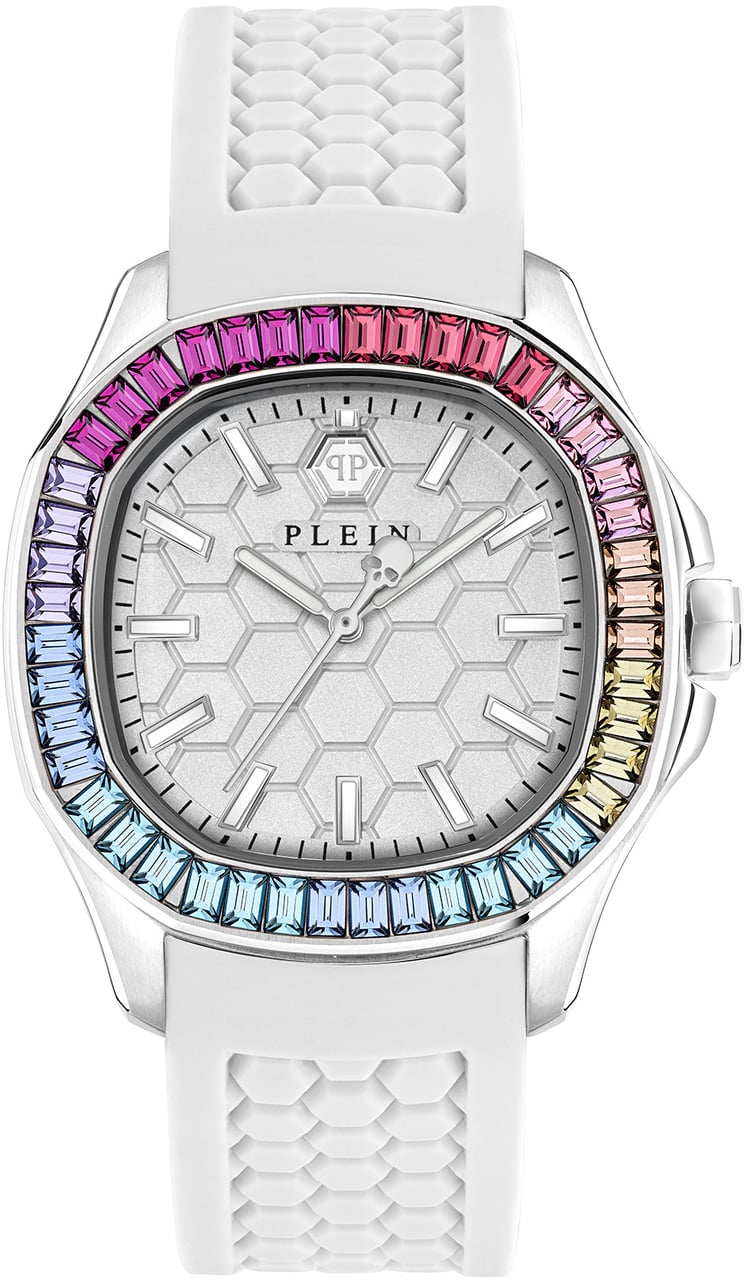 Philipp Plein $pectre Lady PWTAA0223 dameshorloge 38 mm Wit