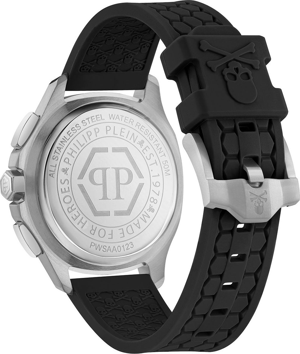 Philipp Plein $pectre Chrono PWSAA0123 horloge 44 mm Zwart