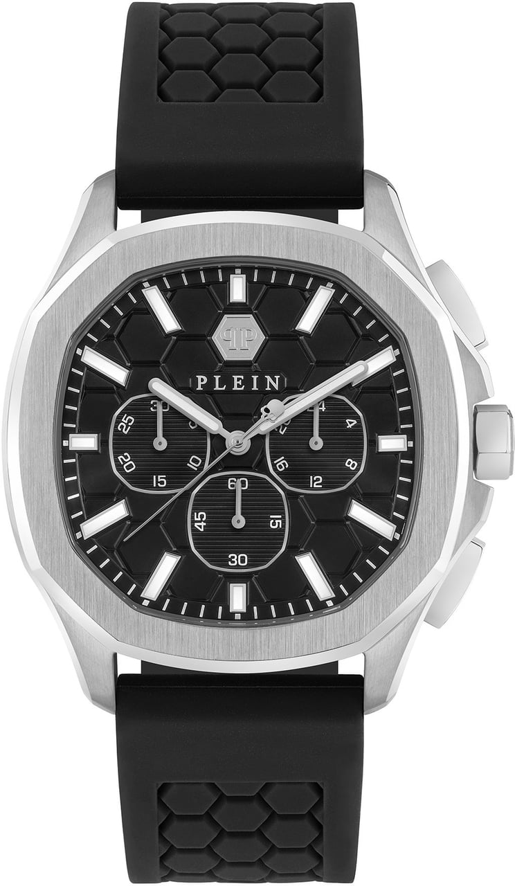 Philipp Plein $pectre Chrono PWSAA0123 horloge 44 mm Zwart