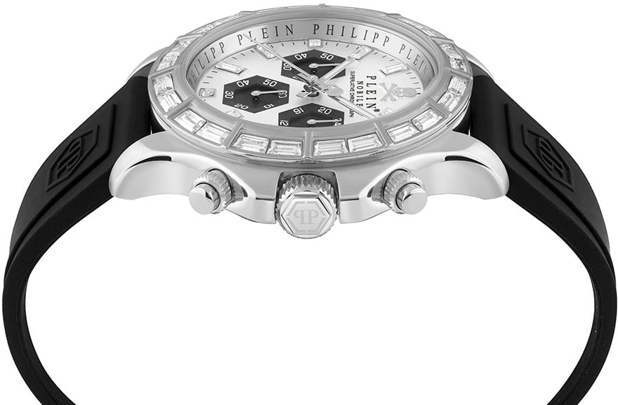 Philipp Plein Nobile Racing PWVAA0123 horloge 43 mm Zilver