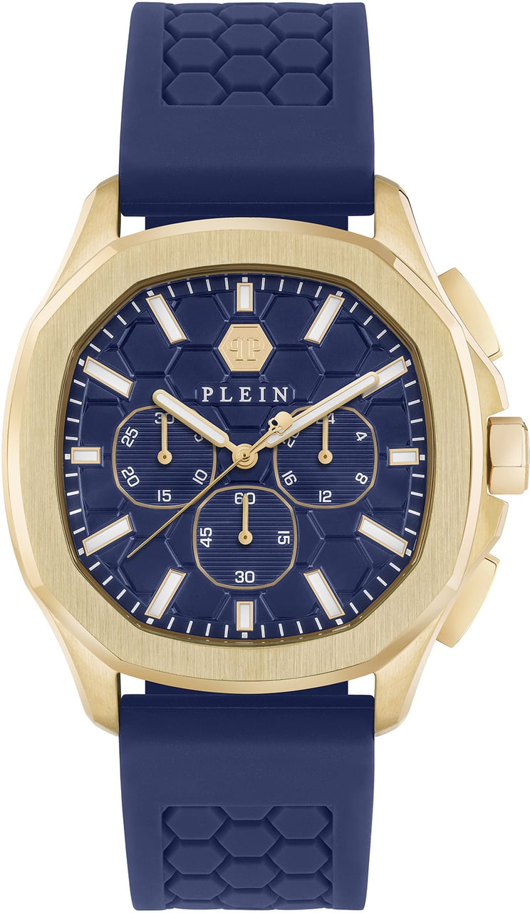 Philipp Plein Spectre Chrono PWSAA0323 horloge 44 mm Blauw
