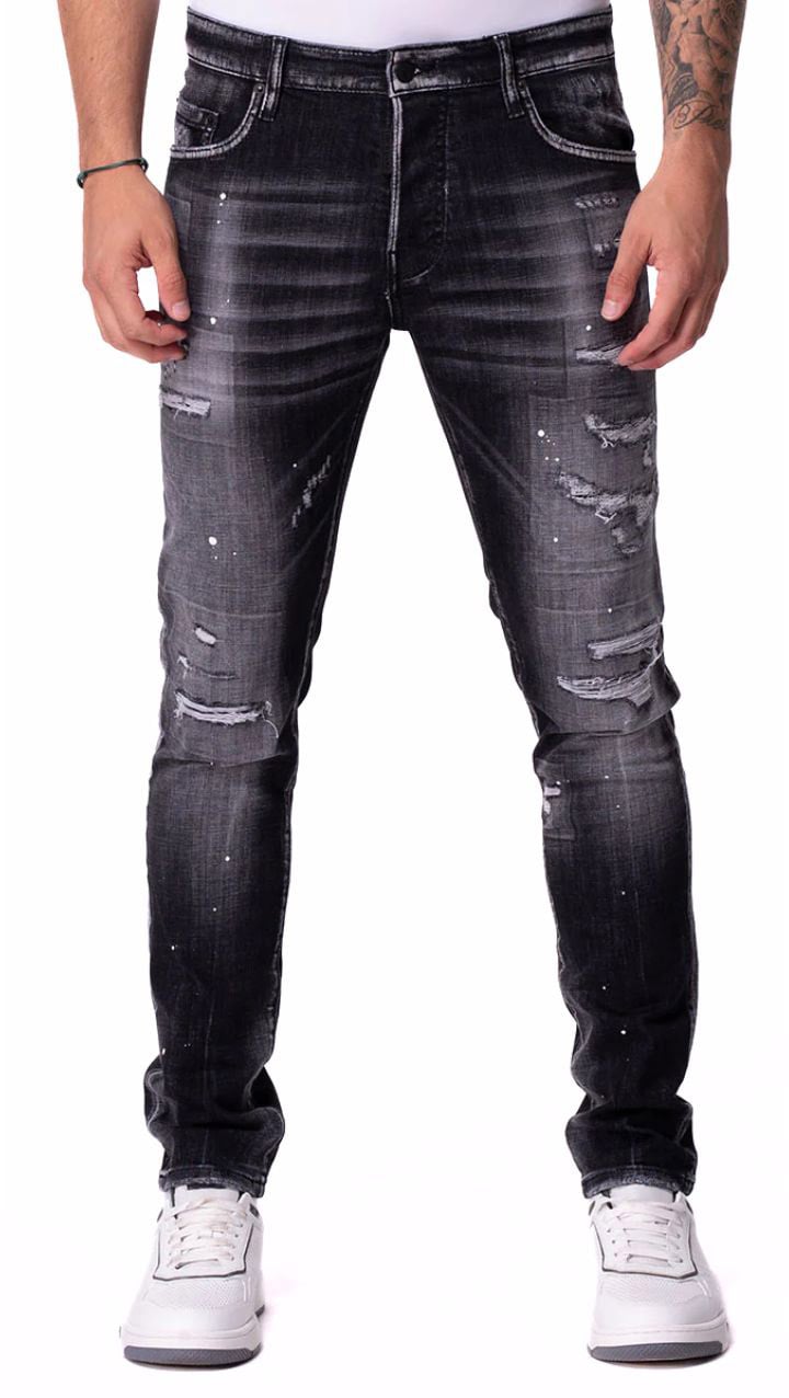 My Brand My Brand The Red Line Jeans Black Zwart