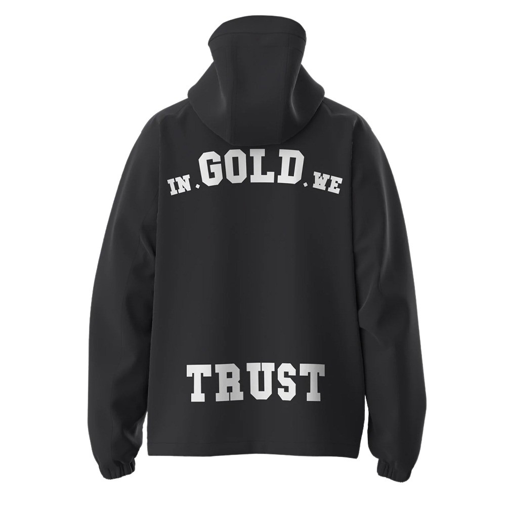 In Gold We Trust KIDS The Umbrella Jacket Zwart Zwart