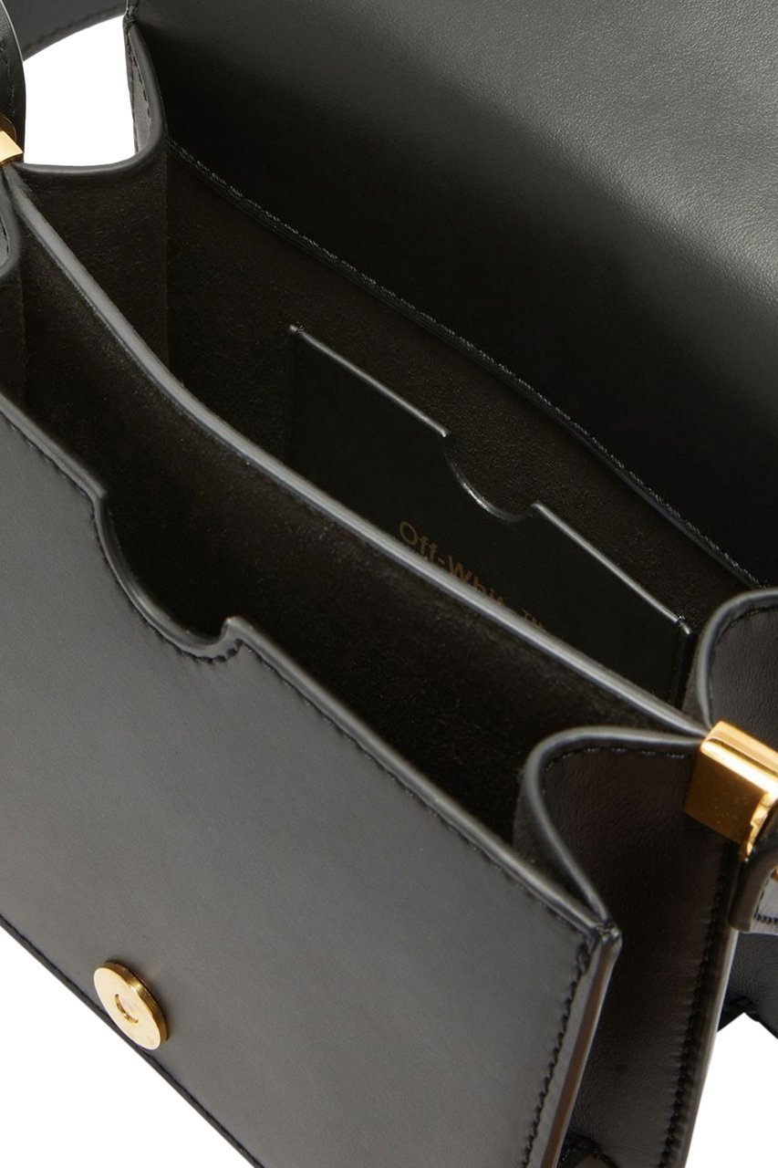 OFF-WHITE Diag stripe-embroidered bag Zwart