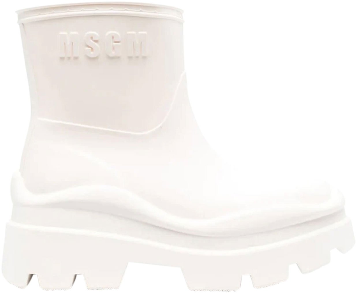 MSGM ridged-rubber sole boots Wit