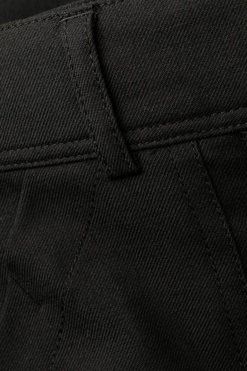 Stella McCartney straight-leg cargo-pocket trousers Zwart