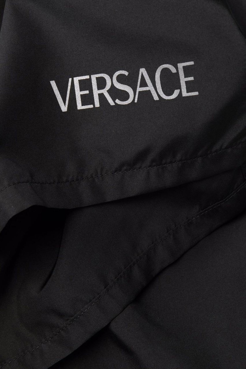 Versace La Greca print swim shorts Zwart