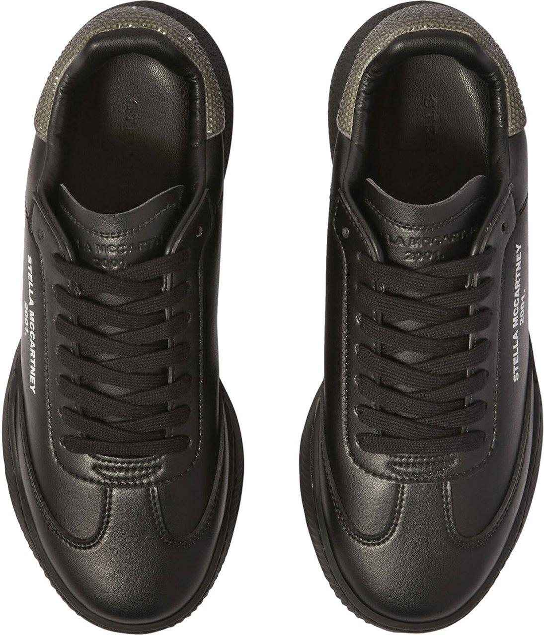 Stella McCartney Loop rhinestone-detail sneakers Zwart