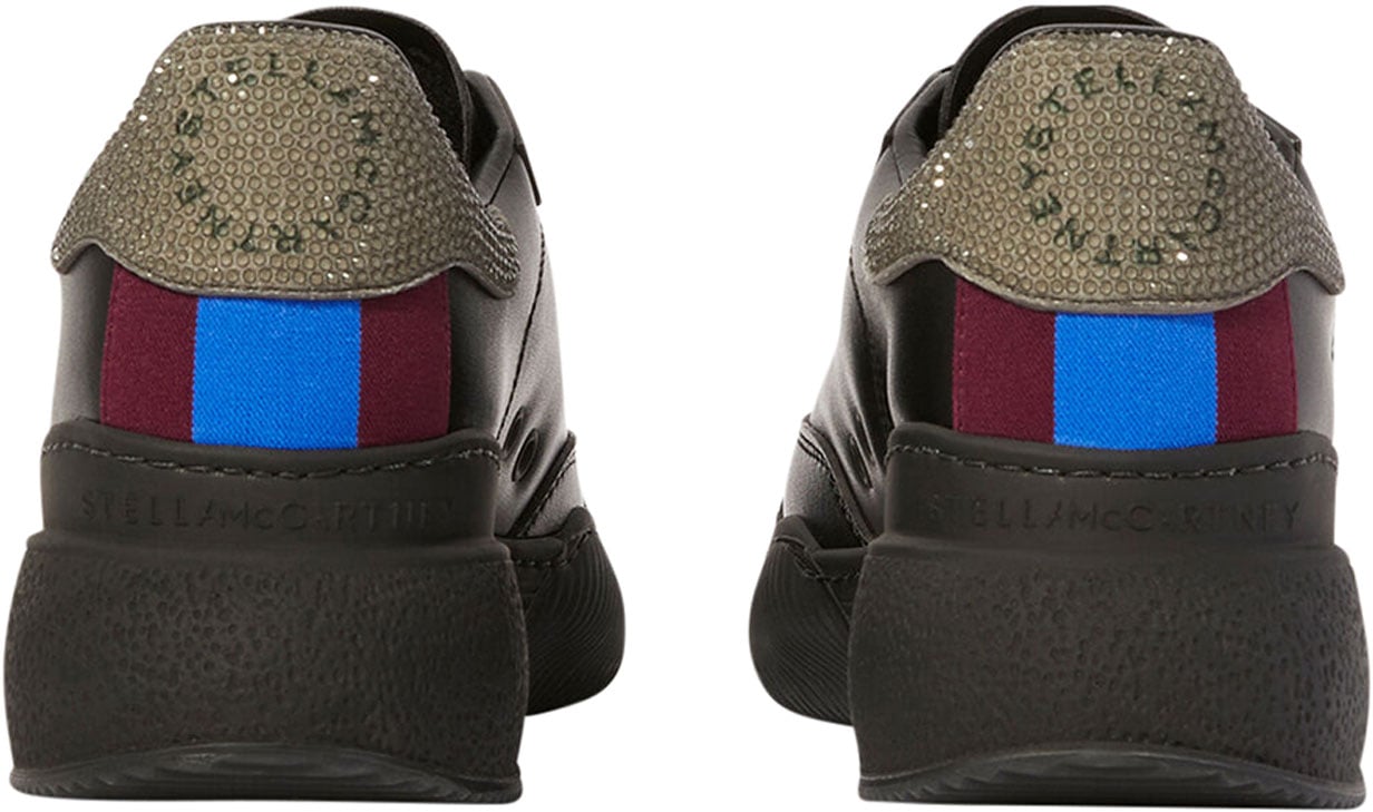 Stella McCartney Loop rhinestone-detail sneakers Zwart