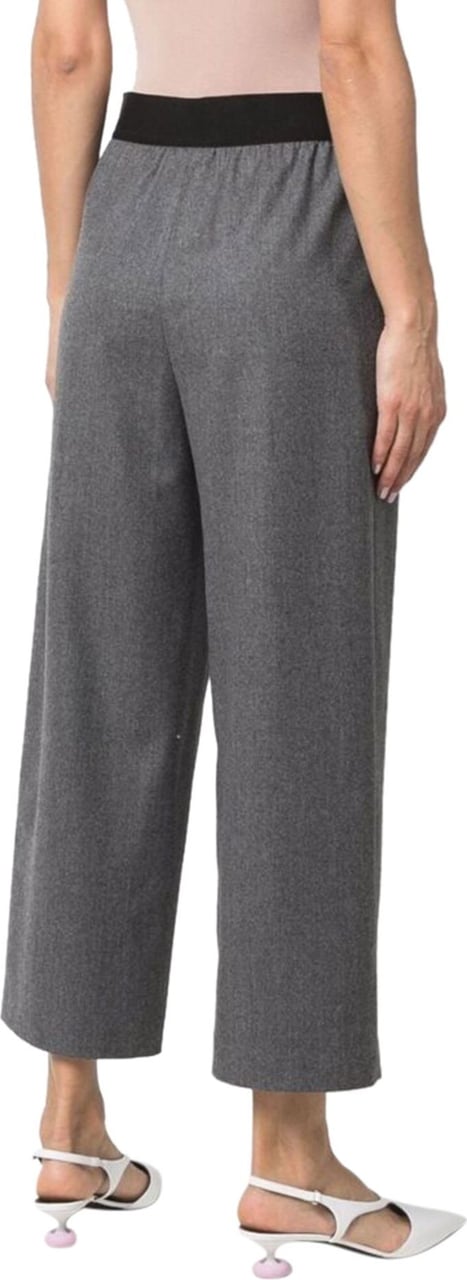 Stella McCartney cropped flannel trousers Grijs