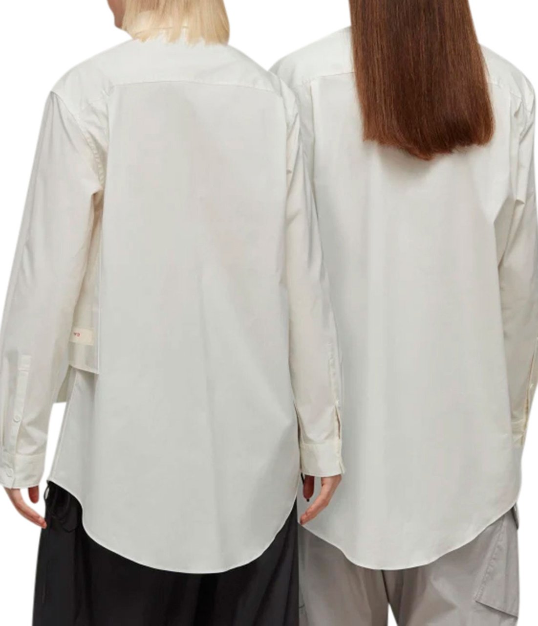 Y-3 flap-pocket detail shirt Wit