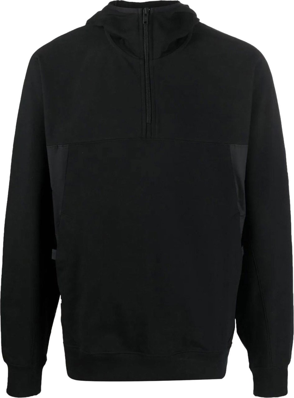 Y-3 half-zip fastening hoodie Zwart