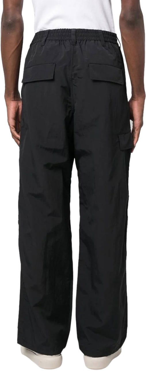 Y-3 loose-fit cotton pants Zwart