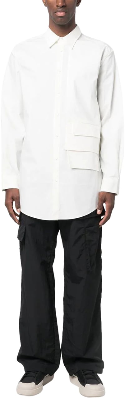 Y-3 loose-fit cotton pants Zwart