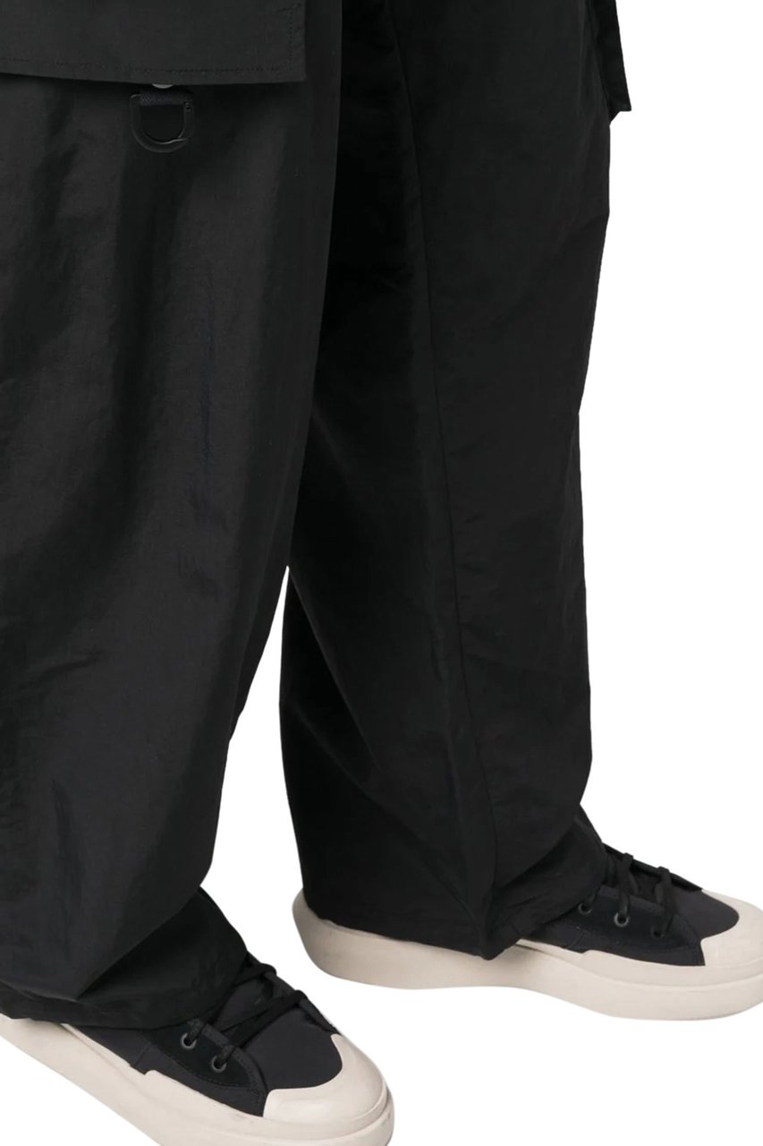 Y-3 loose-fit cotton pants Zwart