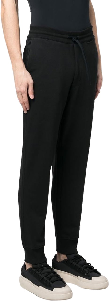 Y-3 organic cotton track pants Zwart