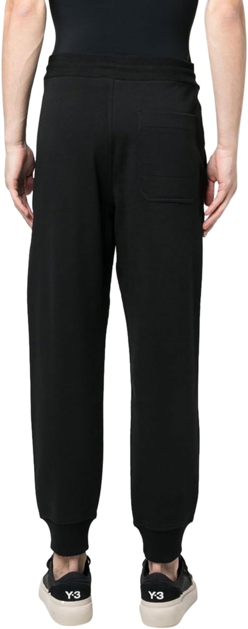 Y-3 organic cotton track pants Zwart
