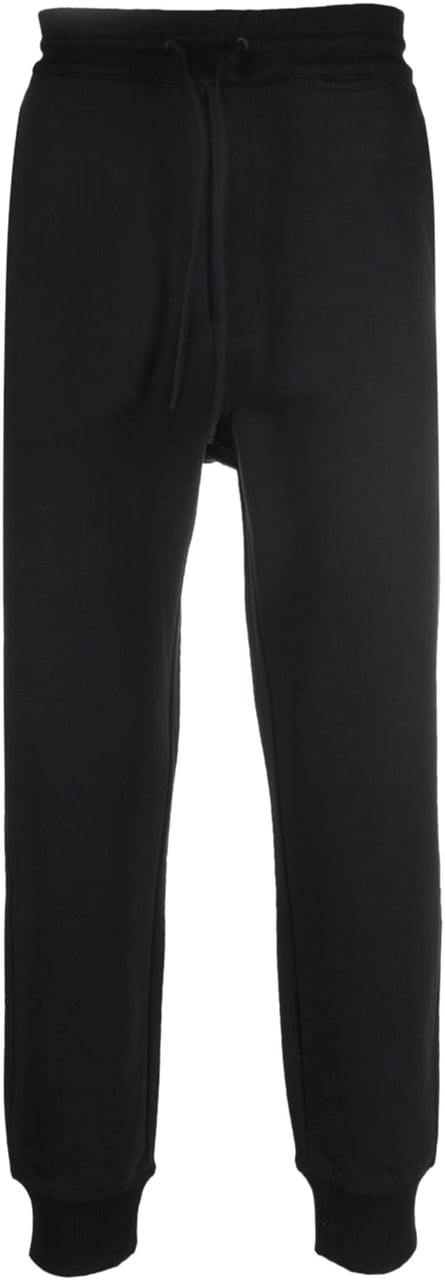 Y-3 organic cotton track pants Zwart