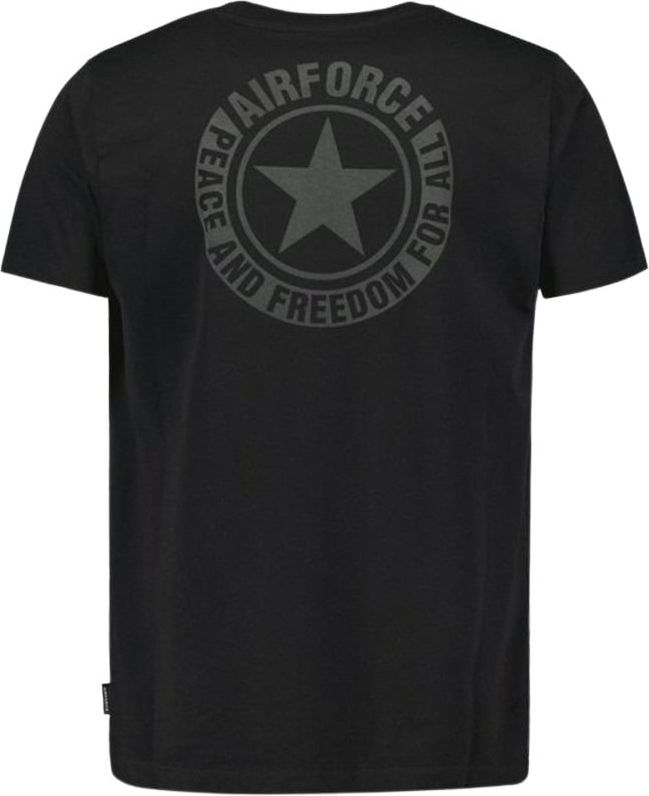 Airforce Airforce Wording/logo T-shirt Zwart