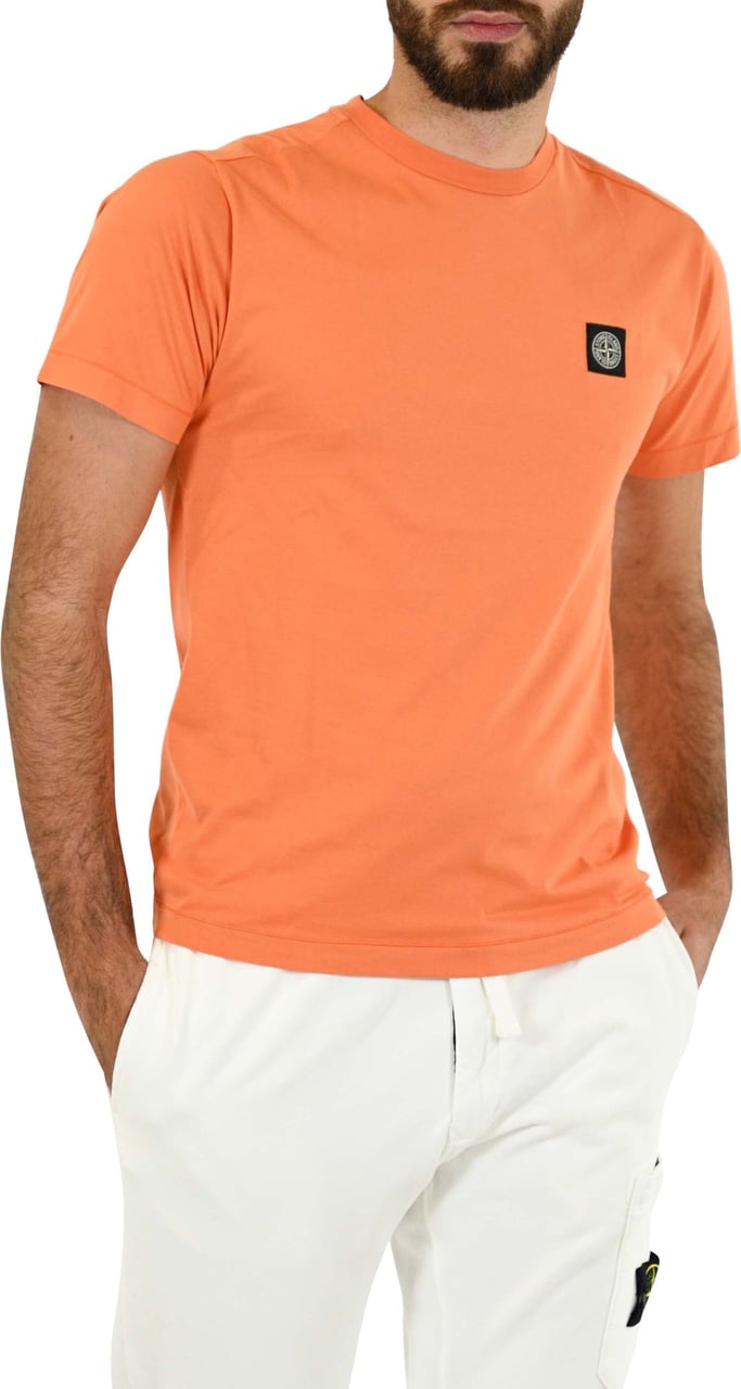 Stone Island T-shirts And Polos Oranje