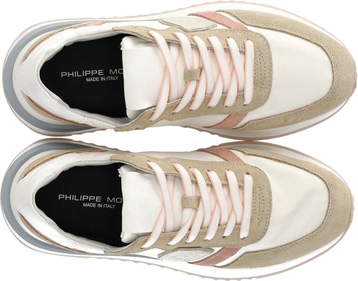Philippe Model Tropez 2.1 White Sand Sneaker White Wit