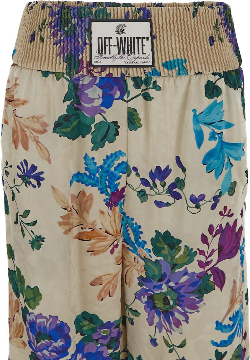 OFF-WHITE Floral Jacquard Pajama Pants Divers
