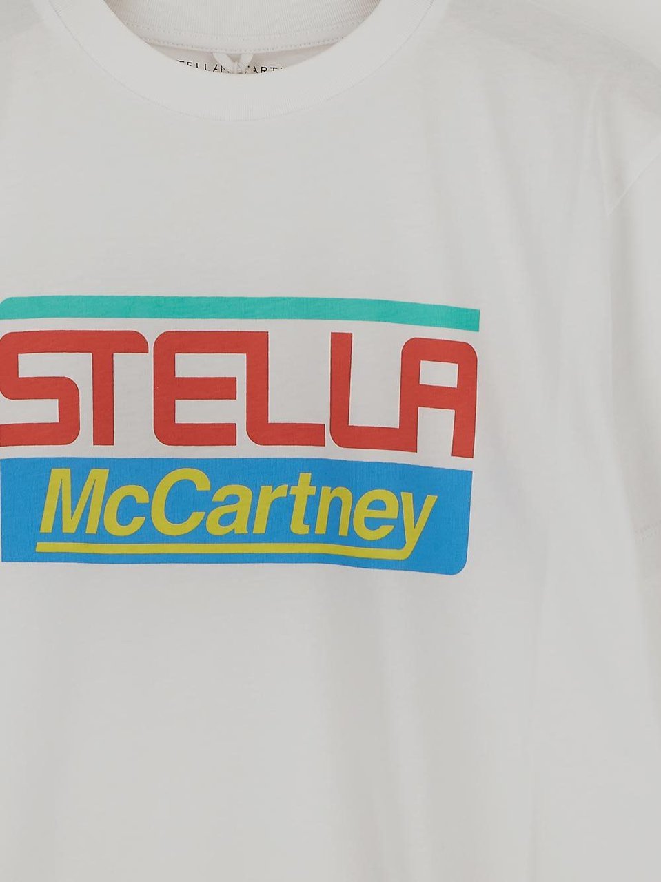Stella McCartney Logo Print T-Shirt Wit