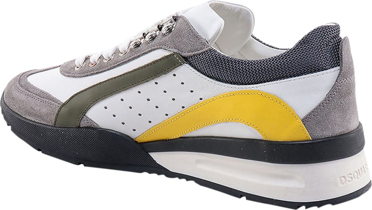 Dsquared2 Sneakers original white grey yellow Wit