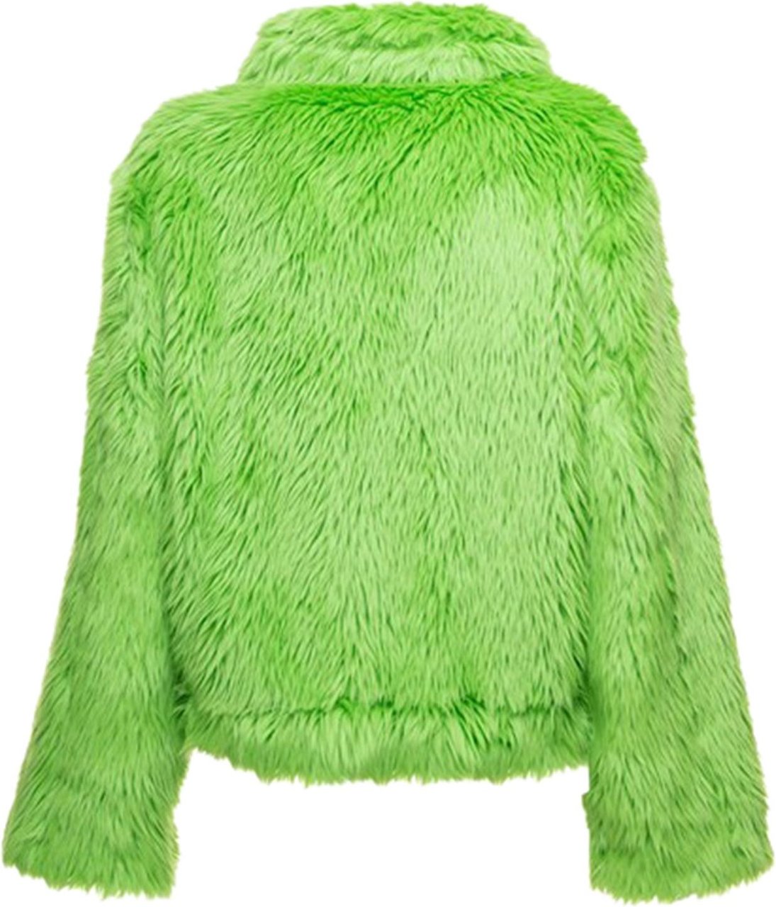 MSGM faux-fur jacket Groen