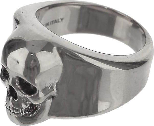 Alexander McQueen Skull Ring Geel