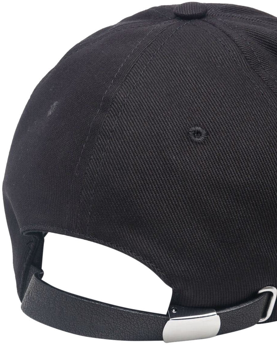 Alexander McQueen Logo Baseball Cap Zwart