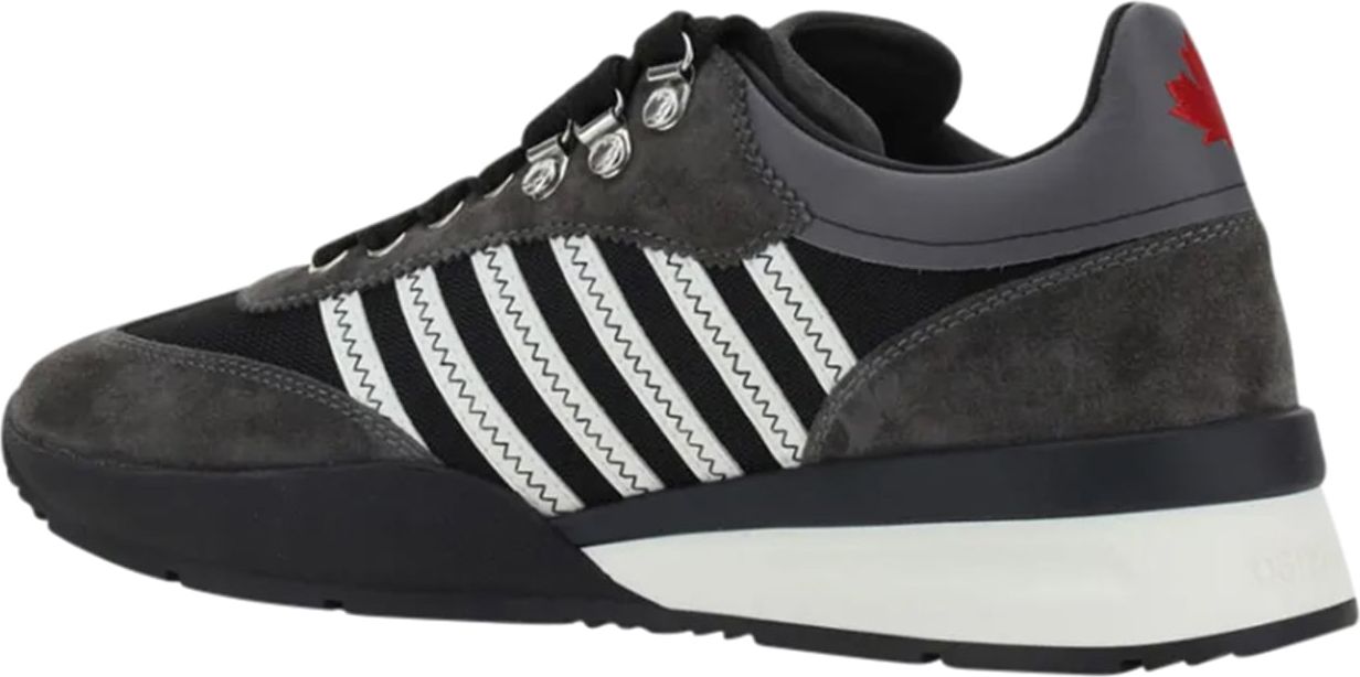Dsquared2 Sneakers original black white grey Zwart