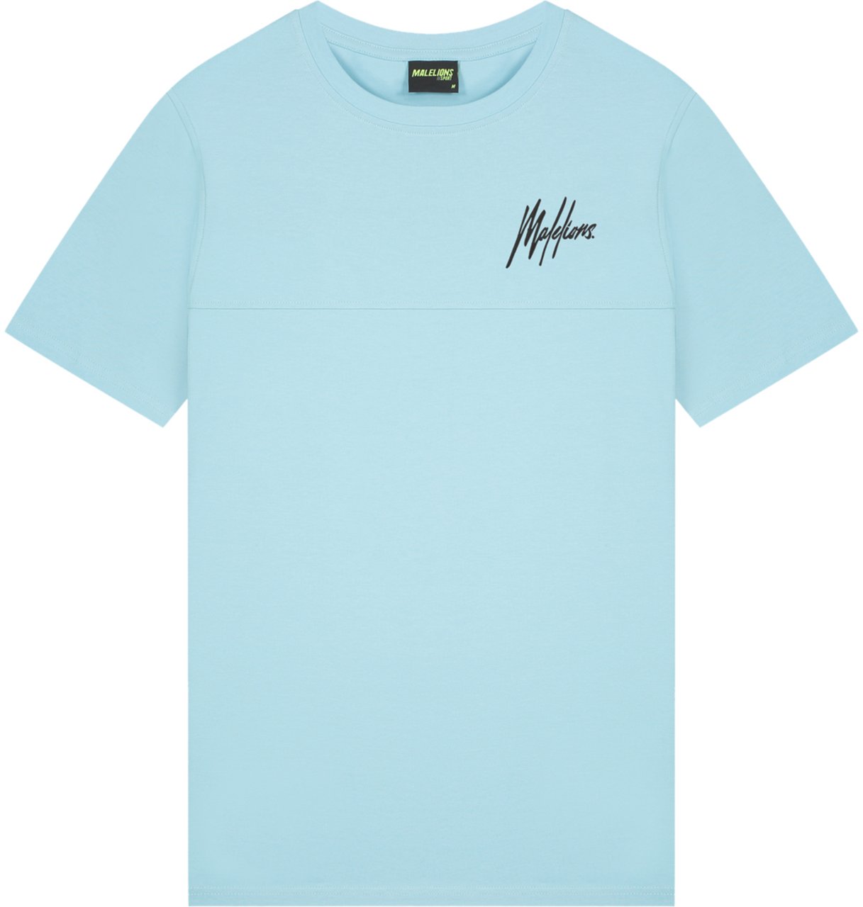 Malelions Counter T-shirt - Light blue Blauw